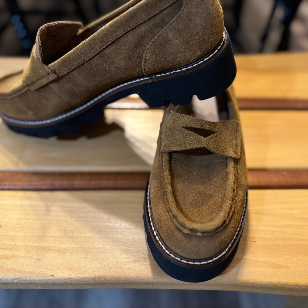 Stylish Brown Suede Loafers